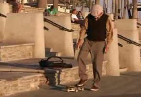 Off Their Rockers (US): skateboarding grandpa