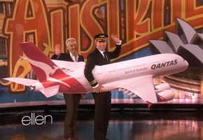 Ellen gives audience Aussie trip, Oprah style.