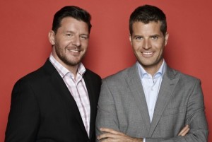 Manu Feildel and Pete Evans