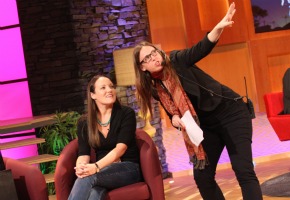 Series Producer Rachel Millar and audience member